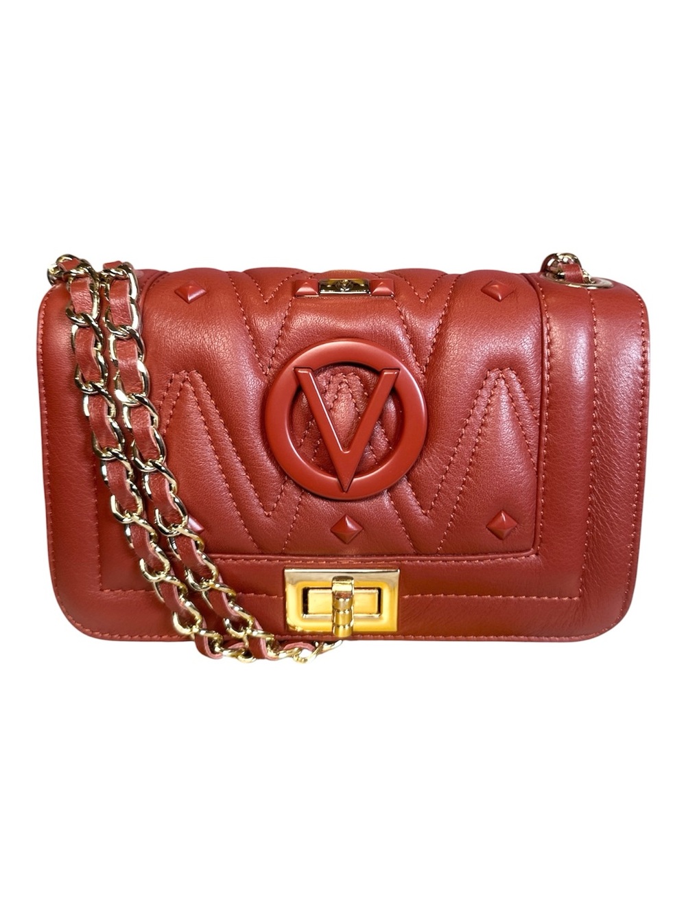 Valentino by Mario Valentino Alice Diamond Quilted Flap Bag